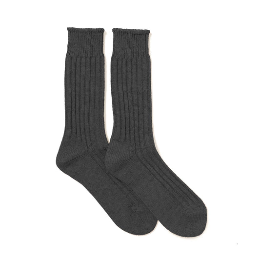 Recycling Cotton Color Socks CHARCOAL